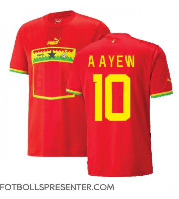 Ghana Andre Ayew #10 Borta Matchtröja VM 2022 Kortärmad